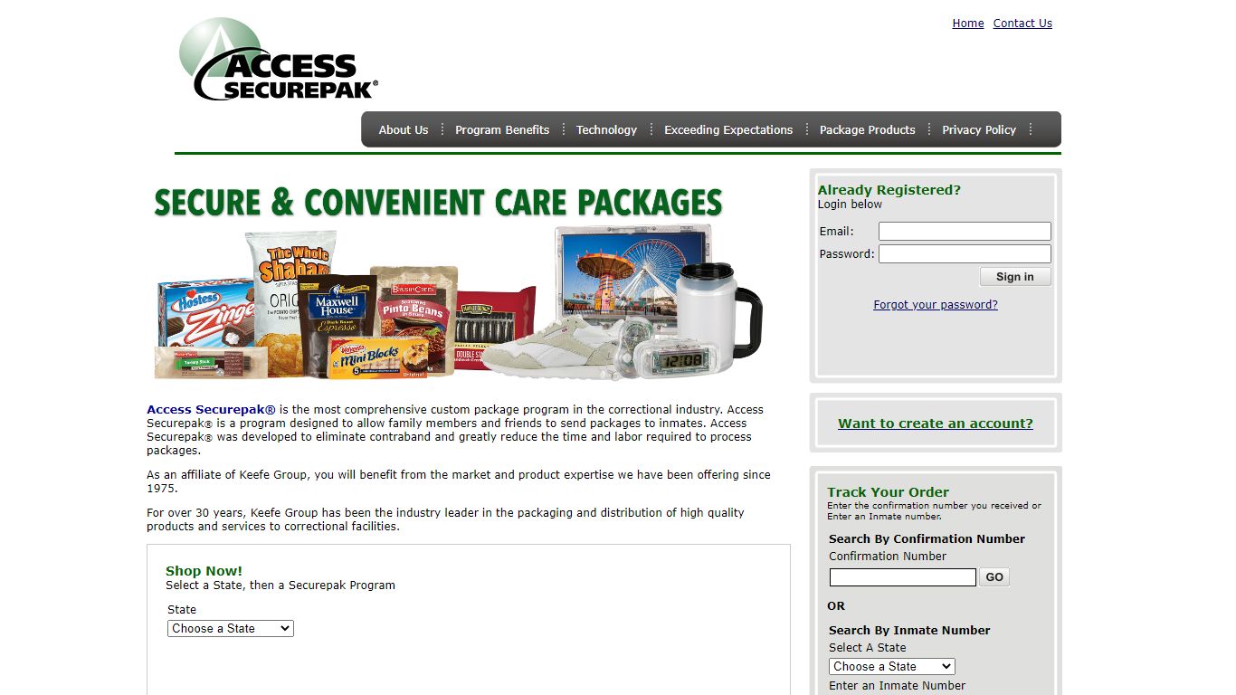 Nueces County Jail Package Program - TX - Access Securepak